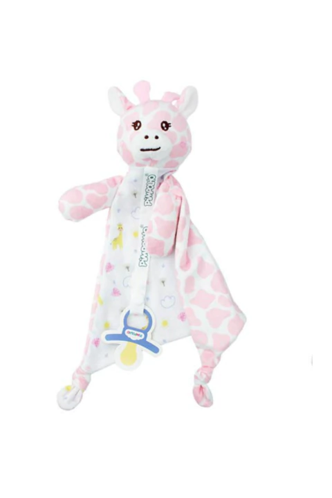 NANINHA PIMPOLHO 55903 COM PRENDEDOR DE CHUPETA FEM ROSA/GIRAFA
