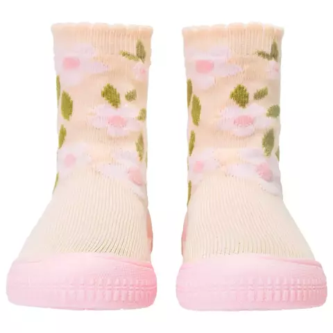 MEIA PIMPOLHO 74284 C/SOLA C.A. ROSA/FLORES FEM 23