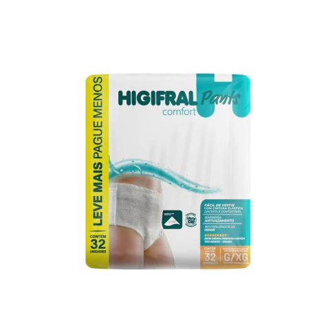 ROUPA INTIMA HIGIFRAL PANTS COMFORT G/XG 32UN