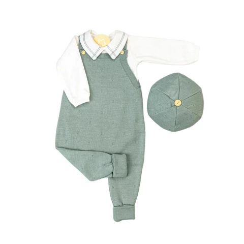 JARDINEIRA SANCHES COM BOINA VERDE MILITAR C/ NAT-RN INVERNO 2025