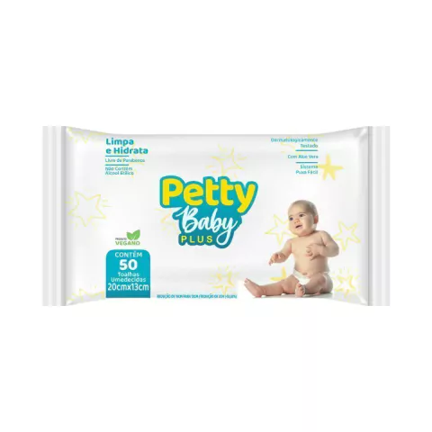 TOALHAS UMED PETTY BABY 50 UND