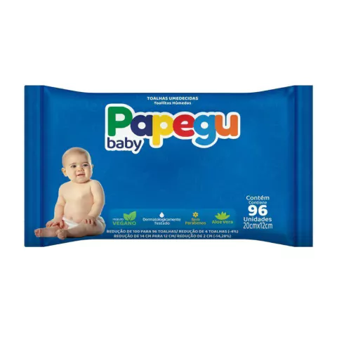 TOALHAS UMED PAPEGU BABY 96 UND
