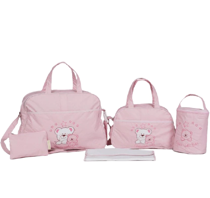 KIT DE BOLSAS ESPERA FELIZ 814 BABY BLESSED 5PÇS