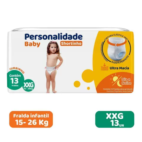 PERSONALIDADE BABY SHORTINHO JUMBINHO XXG 13UND