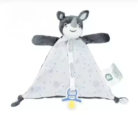 NANINHA PIMPOLHO 93812 COM PRENDEDOR RINOCERONTE/CINZA