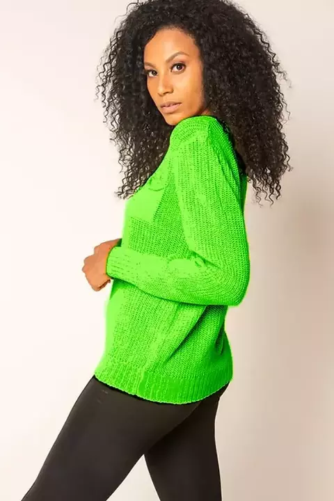 Blusa Bolsinho em Tricot Feminina