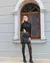Saia Espanha | Saia curta em tricot com estampa xadrez - comprar online