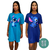 Kit com 2 Camisolas Femininas PLUS SIZE Malha Desenhos Personagens - comprar online