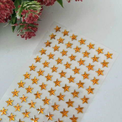 Cartela De Adesivo- Estrelinha