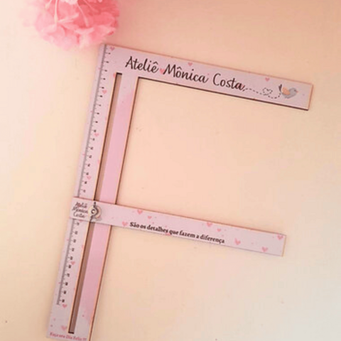 Régua de cabelo regulável - 30 cm