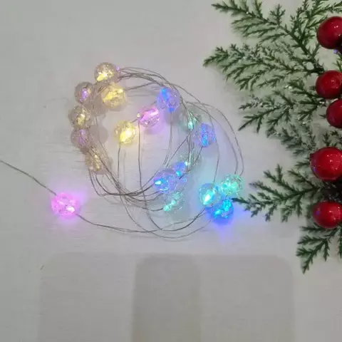 Led Bola Cristal Colorida