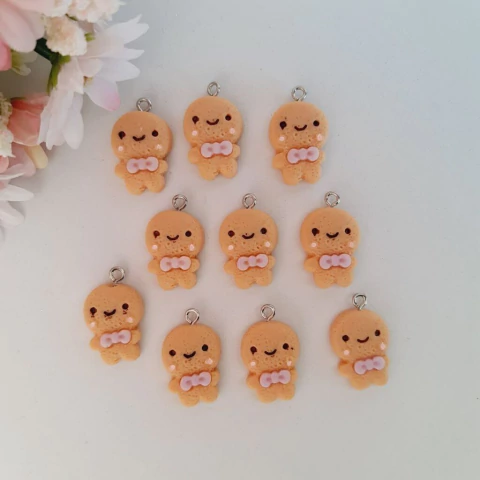 GingerBread Lacinho Rosa - Miniatura