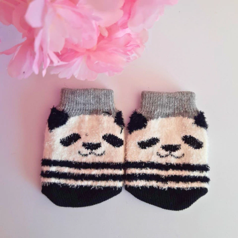 Meia para boneca - pandinha