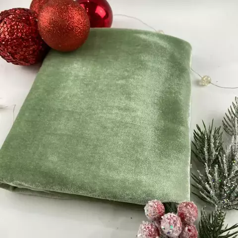 Veludo Brilhante - Verde Claro