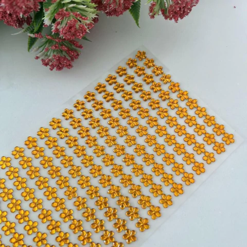 Cartela De Adesivo- Flor