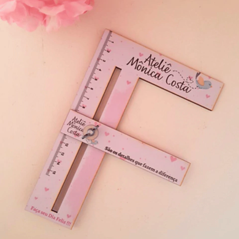 Régua de cabelo regulável - 15 cm