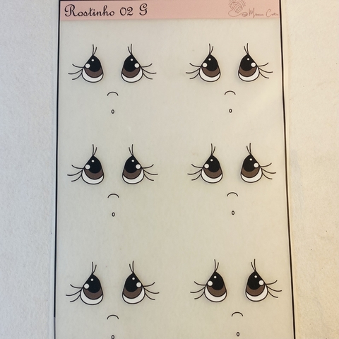 Rostinho Colante 02 G Castanho