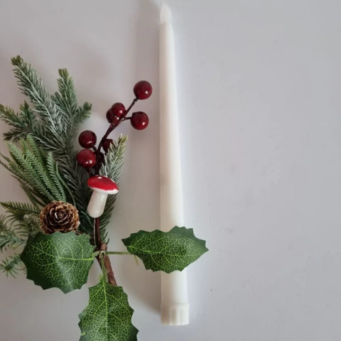 Vela eletrônica castiçal