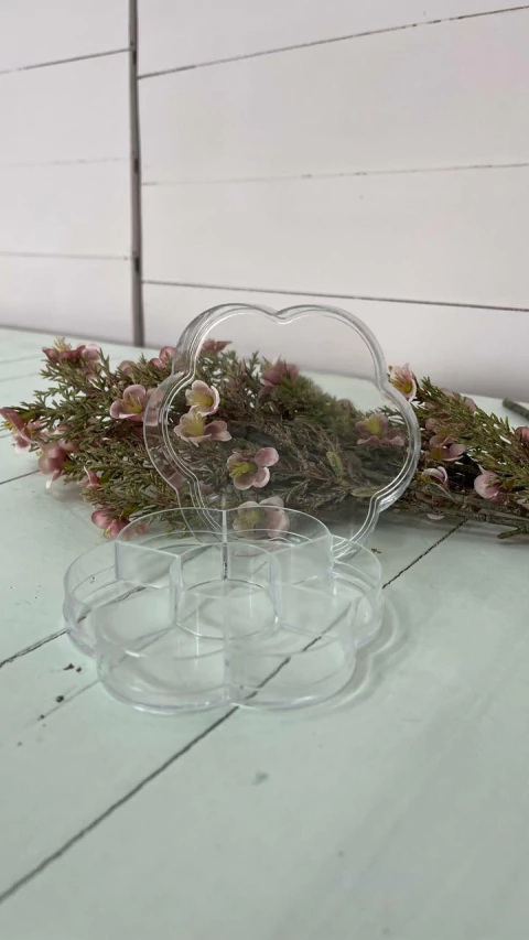 Organizador Flor Acrílico