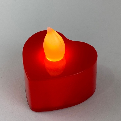 Vela Led Coração