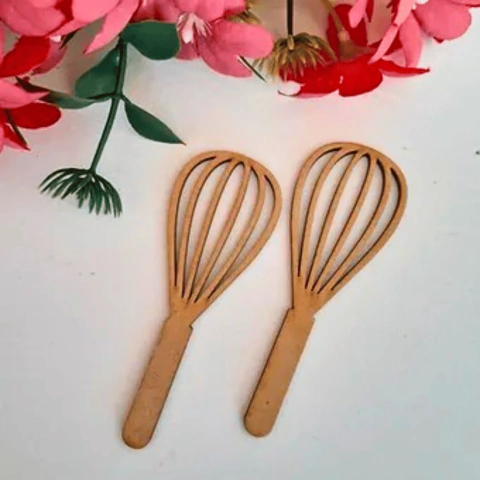 Fouet 09 cm de MDF- 2 Un