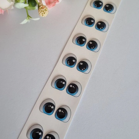 Olho Resinado 457 M - Azul