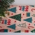 Tecido estampado de natal 