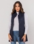 COLETE DE MATELASSE LONGO AZUL - comprar online