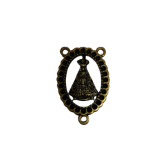 ENTREMEIO NOSSA SENHORA APARECIDA OURO VELHO 40MM - comprar online