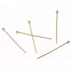 ALFINETE CONTRA-PINO LATÃO 40 MM OURO PACOTE COM 500GR na internet