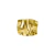 Broche Orgânico Ondulado Dourado - 1 Un