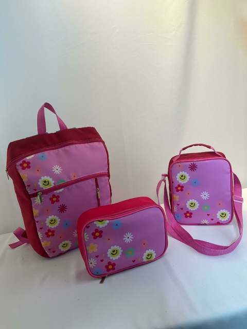 Kit Mochila Escolar e Estojo Box Personalizado