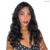 Lace Wig Humana Cherry Ondulada com Franja - Beauty Hair (Cor 1B)