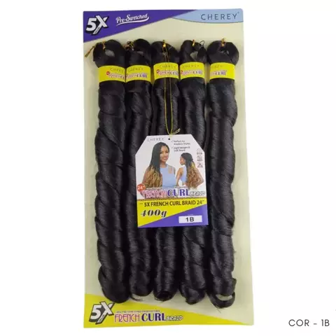 Cabelo 5X French Curl Braid 400g - Cherey - comprar online