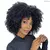 Lace Wig Diva Black com Franja - Pink Hair