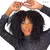 Lace Wig Deusa Cacheada com Franja - Black Beauty na internet
