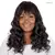 Lace Wig Gilina Ondulada com Franja - Modern Girl - loja online