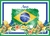 Canga Pareô Saída PERSONALIZADA BRASIL 004 - comprar online