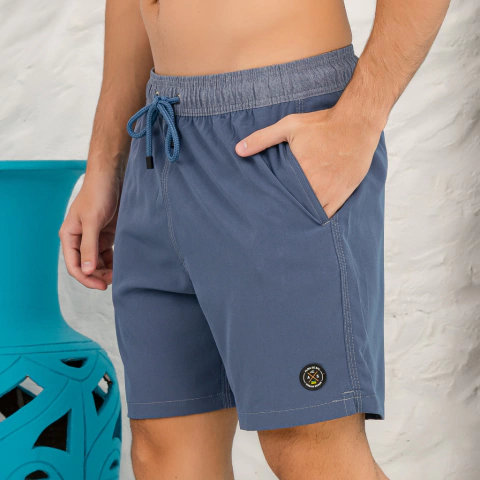 Short Volley Double Color - Petróleo orly