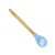 Colher Vazada de Silicone com Cabo de Madeira Clink - comprar online