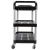 Carrinho Utilitário Com 3 Prateleiras XTRA Preto- RUBBERMAID - loja online