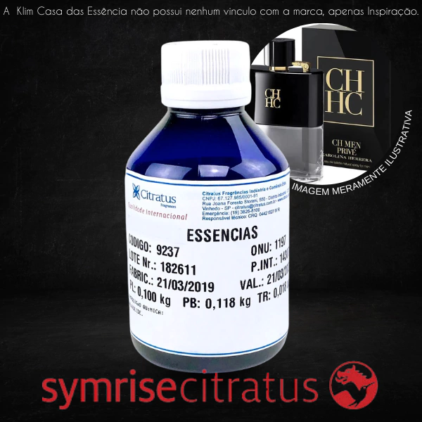 Essência SYR Private (Insp Carolina Herrera Privé) - 100ml
