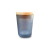 Copo Fosco com Tampa de Madeira para Vela 60ml