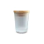 Copo Fosco com Tampa de Madeira para Vela 60ml - comprar online