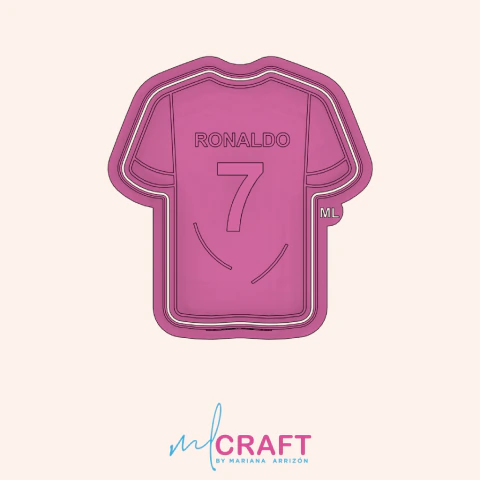 Cortador - Camisa ronaldo 7 - Varios tam. - J499
