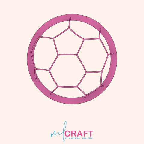 Cortador - Balón marcador cancha - Varios tam. - J505
