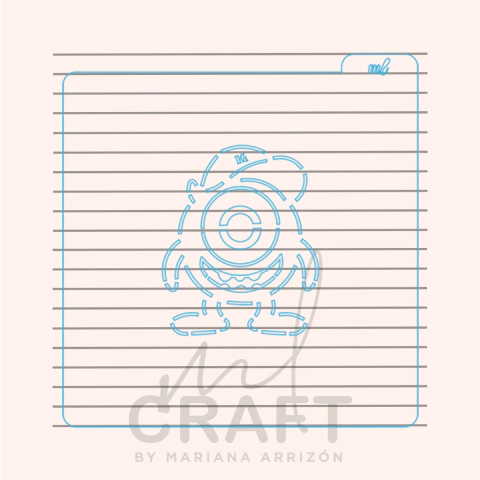 Stencil - Mike Wazowski pequeño - comprar en línea