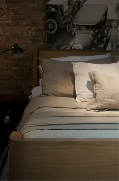 PIE DE CAMA TUSOR RAYADO