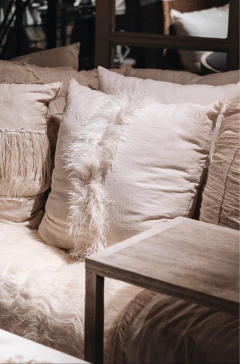 ALMOHADON PLUMAS AVESTRUZ