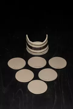 SET APOYAVASOS CERAMICA - comprar online